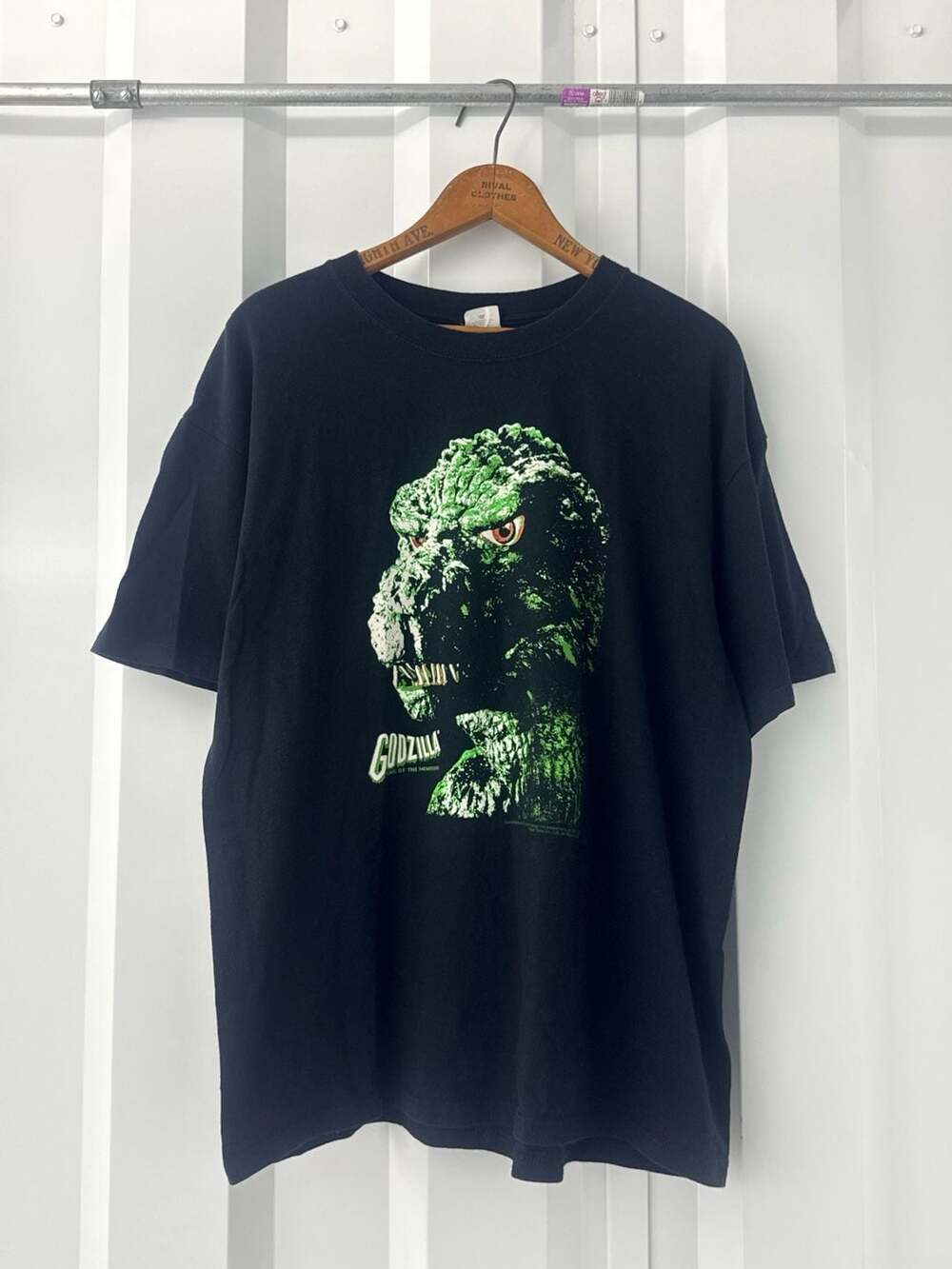 Vintage 2008 Godzilla Toho Big Head Graphic T-Shirt Black Men's Size XL